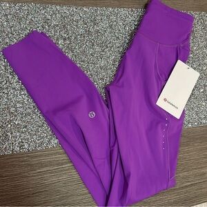 NWT Lululemon Fast & Free High-Rise Tight 25” *Pockets in Moonlit Magenta